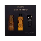 Zestawy kosmetyków damskich - Revlon Professional Orofluido The Wellness Set Zestaw olejek do włosów Orofluido Elixir 100 ml + szampon Orofluido Shampoo 240 ml + krem do ciała Orofluido Moisturizing Body Cream 50 ml - miniaturka - grafika 1