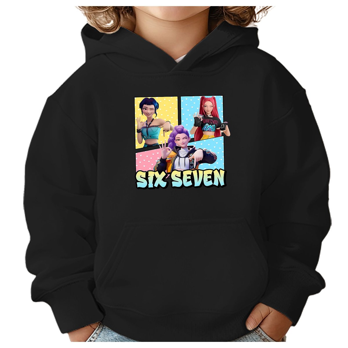 BLUZA DZIECIĘCA 67 SIX SEVEN VIRAL HUNTRIX 104 CHŁOPIĘCA DZIEWCZĘCA