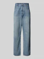 Spodnie męskie - Jeansy o luźnym kroju z wpuszczanymi kieszeniami - miniaturka - grafika 1