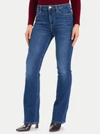 Spodnie damskie - Guess Jeansy W5BA0L D4U5A Niebieski Flare Fit - miniaturka - grafika 1
