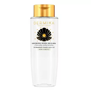 Dermika Luxury Caviar Kawiorowa woda micelarna z francuską wodą termalną 400ml - Płyny do demakijażu - miniaturka - grafika 1