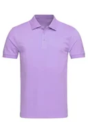 Odzież medyczna - Koszulka polo medyczna męska lawenda M - miniaturka - grafika 1