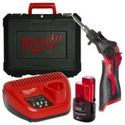 Lutownice - Milwaukee M12 SI-201C akumulatorowa lutownica 12V 1x2,0Ah Li-Ion w walizce 4933459761 - miniaturka - grafika 1