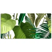Podkładki na biurko - Mata ochronna na biurko Liście z tropików 120x60 cm - miniaturka - grafika 1