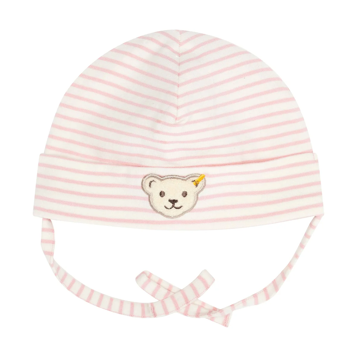Steiff Czapka typu beanie dla niemowląt uniseks, Silver Pink, 47