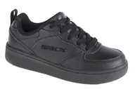 Buty dla chłopców - Skechers Sport Court 92 405696L-BBK chłopięce sneakersy czarne - miniaturka - grafika 1