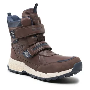 Śniegowce Kappa 260976T Brown/Navy 5067 - Buty dla chłopców - miniaturka - grafika 1