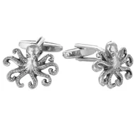 Spinki do mankietów i krawatów - Spinki do mankietów Ośmiornice X2 WCL052 - miniaturka - grafika 1