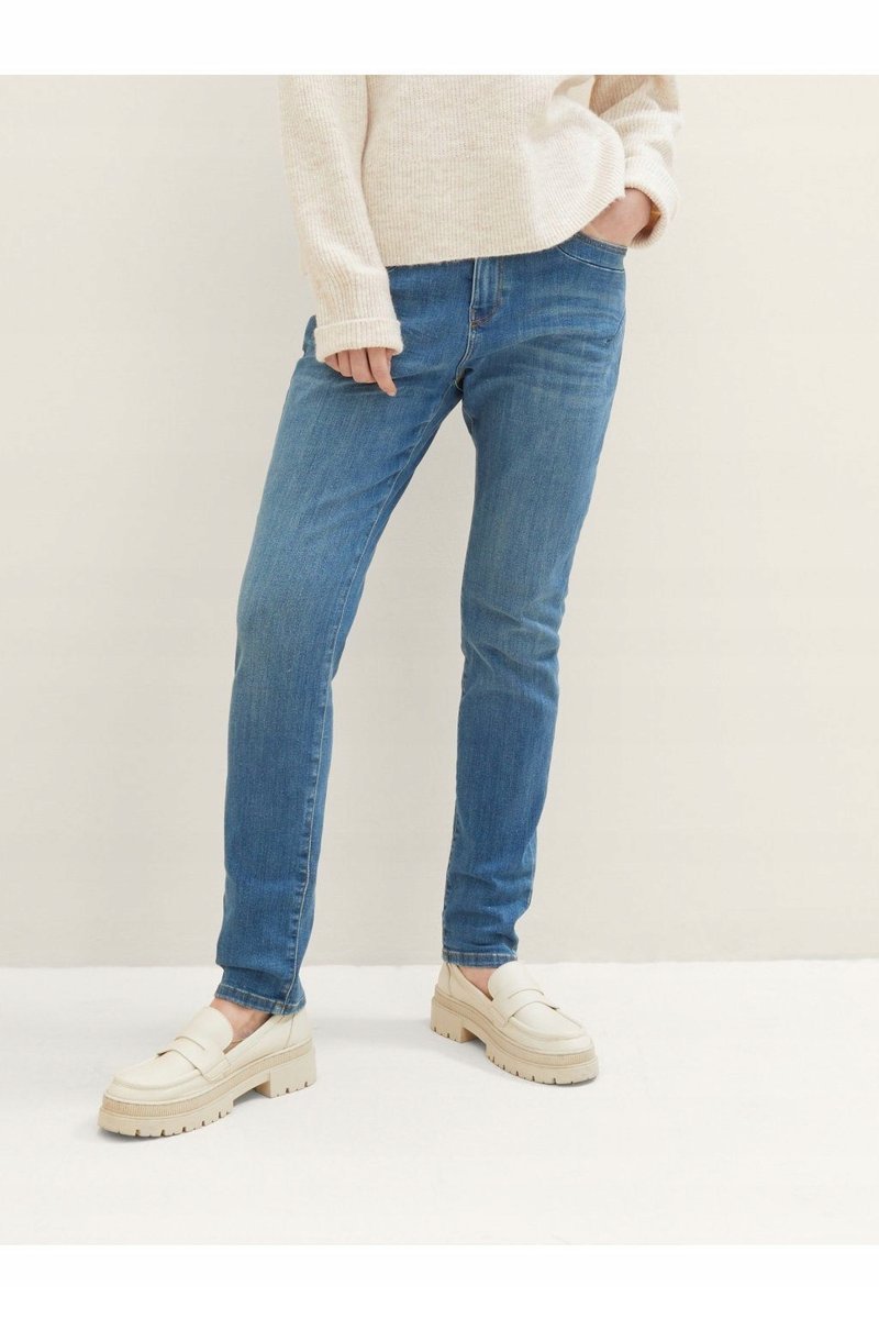 TOM TAILOR JEANSY DAMSKIE RURKI NIEBIESKIE w27 l30 7CA