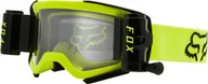 Gogle i okulary motocyklowe - Gogle Fox Air Space Stray Roll-Off Yellow - miniaturka - grafika 1