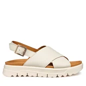 Sandały damskie - Sandały Geox D Xand 2.1S D45SZE 00085 C1002 Écru - miniaturka - grafika 1