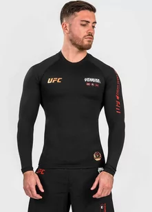 UFC Venum Adrenaline Fight Week Rashguard Długi Rękaw Performance Black - Koszulki sportowe męskie - miniaturka - grafika 1