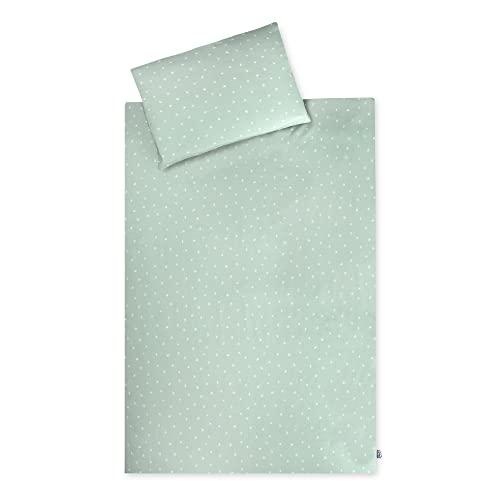 Julius Zöllner Jersey - pościel dziecięca 100 x 135 + 40 x 60 cm, 2-częściowy zestaw poszewek na kołdrę i poszewki na poduszkę, 100% bawełna jersey, z zamkiem błyskawicznym, Standard 100 by OEKO-TEX,