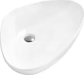 Umywalki - Umywalka Mexen Mexen Bella umywalka nablatowa 59 x 39 cm biała - 21465900 - miniaturka - grafika 1