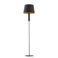 Lampy stojące - Czarna lampa stojąca z ozdobnymi kulami SEUL GOLD - miniaturka - grafika 1