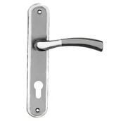 Klamki - Schaffner Klamka do drzwi wewnętrznych Jula 90 Nikiel Chrom - miniaturka - grafika 1