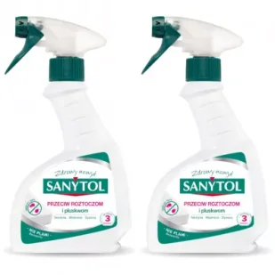 Sanytol Spray przeciw roztoczom i pluskwom Zestaw 2 x 300 ml - Inne artykuły czyszczące Sanytol Spray przeciw roztoczom i pluskwom Zestaw 2 x 300 ml - Inne artykuły czyszczące - miniaturka - grafika 1