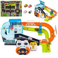 Łamigłówki - WOOPIE Parking Garaż z Interaktywną Kierownicą + 4 Auta - miniaturka - grafika 1