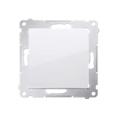 Wyłączniki światła i elektryczne - Wyłącznik schodowy 16A bez piktogramu zaciski śrubowe SIMON 54 - biały - miniaturka - grafika 1
