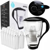 Dzbanki filtrujące - Dzbanek filtrujący szklany Dafi Crystal Led 2l 12x Filtr Dafi Classic - miniaturka - grafika 1