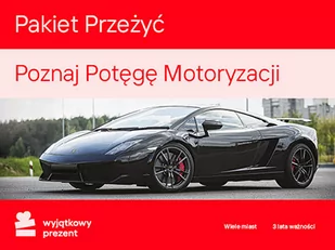 Pakiet Przeżyć "Poznaj Potęgę Motoryzacji" - Wyjątkowy Prezent - kod - Kody i doładowania cyfrowe - miniaturka - grafika 1