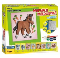 Zabawki kreatywne - Mirage Hobby Wypukła malowanka Kucyk Holsztyński + gra memory - - miniaturka - grafika 1