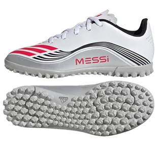 Buty adidas F50 Messi Club Jr TF JP7453 biały 38 2/3 - Piłka nożna - miniaturka - grafika 1