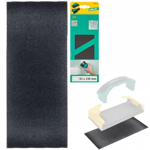 Wolfcraft Siatka ścierna 93 x 230 mm granulacja 120 (2szt.) 1997000 - Materiały ścierne - miniaturka - grafika 1