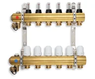 Akcesoria hydrauliczne - Novaservis Program hydrauliczny - Rozdzielacz z zaworami termostatycznymi, rej. z zaworami mechanicznymi, 3 obwody RZP03S - miniaturka - grafika 1