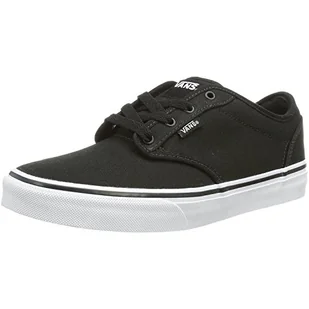 Vans Atwood Low-Top chłopięcy, Czarny Canvas Blk Wht 187, 30.5 EU - Koszulki i topy damskie - miniaturka - grafika 1