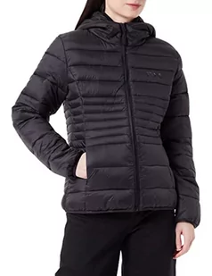FILA Damska kurtka SQUILLE Hooded Lightweight Jacket, czarna, M - Kurtki damskie - miniaturka - grafika 1