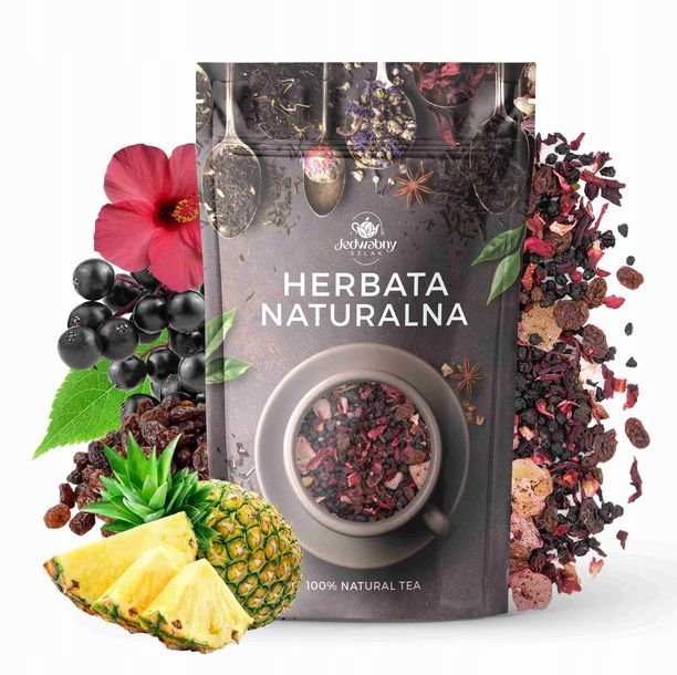 Herbata owocowa Wiśnia i Rum 100 g rumowa WYJĄTKOWY smak ananas hibiskus