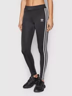 Spodnie damskie - Adidas Legginsy adicolor Classics HF753 Czarny Slim Fit - miniaturka - grafika 1