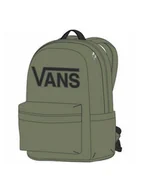 Plecaki szkolne i tornistry - Plecak szkolny VANS Old Skool Drop V - loden green - miniaturka - grafika 1