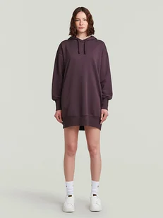 G-Star Sukienka dresowa w kolorze fioletowym - Sukienki - miniaturka - grafika 1