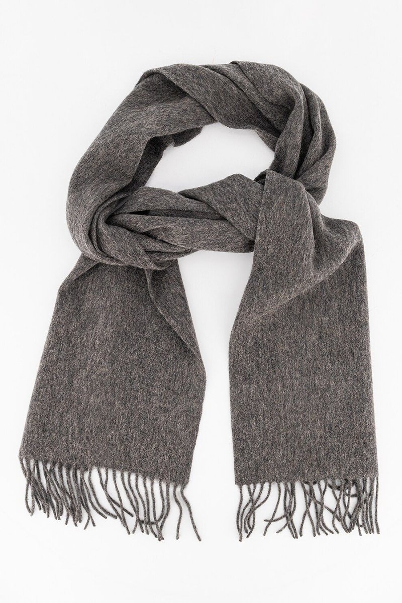 sciarpe, foulard e colli uomo selected 16038046 tope medium grey melamge