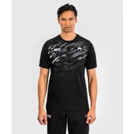 Koszulki sportowe męskie - UFC Venum T-Shirt Koszulka Krótki Rękaw Fusion Replica Black - miniaturka - grafika 1