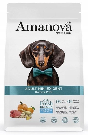 Amanova  Adult Mini Exigent Iberian Pork 2kg