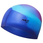 Pływanie - Czepek NILS AQUA Nqc M12 Ciemnoniebieski - miniaturka - grafika 1