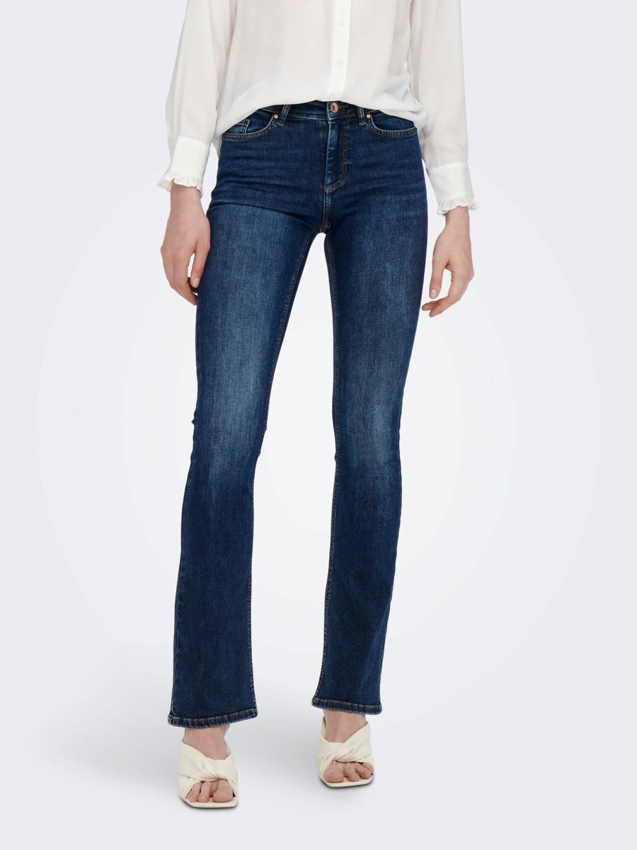 jeansy damskie only 15264050 blush granatowy