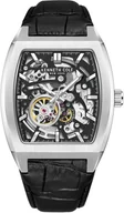 Zegarki męskie - Zegarek męski KENNETH COLE KCWGX0063803 czarny klasyczny skeleton - miniaturka - grafika 1