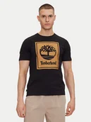 Koszulki męskie - Timberland T-Shirt TB0A5WQQ Czarny Regular Fit - miniaturka - grafika 1