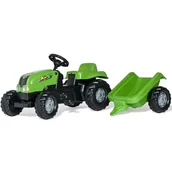 Jeździki dla dzieci - Rolly Toys Traktor Rolly KID z przyczepą 012169 - miniaturka - grafika 1