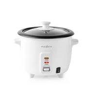 Szybkowary - Nedis KARC06WT szybkowar 0,6 l 300 W Biały - miniaturka - grafika 1