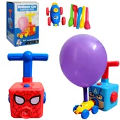 Samochody i pojazdy dla dzieci - WYRZUTNIA BALONOWA Z AUTKIEM ZABAWKA DLA DZIECI - miniaturka - grafika 1