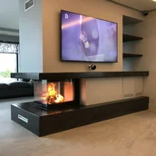 Kominki wolnostojące - Kratki.pl Marek Bal Kominek powietrzny stalowy NBU lewy prawy 11 kW 200 Gilotyna NBU/500/700 - miniaturka - grafika 1