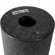 Akcesoria do masażu - Wałek pilates do masażu rehabilitacji Gorilla Sports, czarny roller - miniaturka - grafika 1