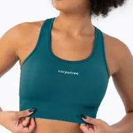 Bielizna sportowa damska - Biustonosz fitness Carpatree Blaze Seamless deep ocean blue - miniaturka - grafika 1
