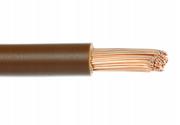 Przewody elektryczne - Przewód LgY 4 brązowy H07V-K jednożyłowy, żyła giętka, PRYSMIAN - miniaturka - grafika 1