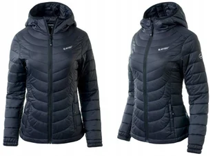Kurtka Damska Hi-tec Lady Nahia Pikowana Zimowa Sportowa Czarny Rozmiar XL - Kurtki damskie - miniaturka - grafika 1